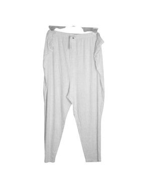 Capsule 26 Womens White Elastic Waist Capri Pants Leggings Lightweight